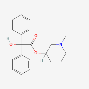 N-Ethyl-3-piperidyl benzilate