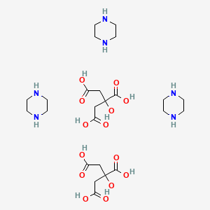 Piperazine, 2-hydroxy-1,2,3-propanetricarboxylate (3:2)