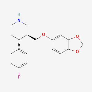 molecular formula C19H20FNO3 B1678475 Paroxetine CAS No. 61869-08-7