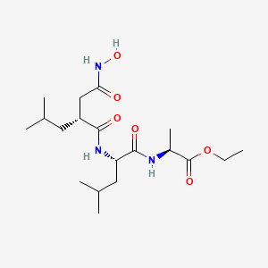 [[1-[N-Hydroxy-acetamidyl]-3-methyl-butyl]-carbonyl-leucinyl]-alanine ethyl ester