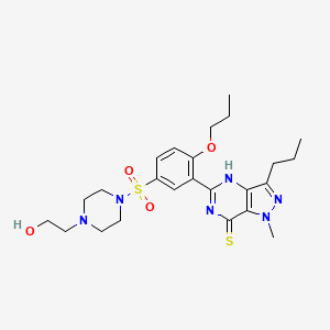 Propoxyphenyl-thiohydroxyhomosildenafil