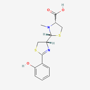 (2R,4R)-2-((R)-2-(2-Hydroxyphenyl)-4,5-dihydrothiazol-4-yl)-3-methylthiazolidine-4-carboxylic acid