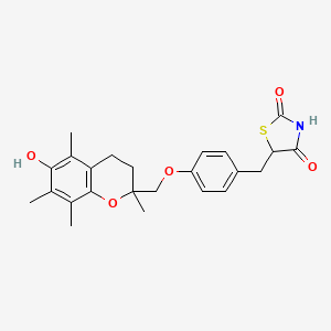 molecular formula C24H27NO5S B1681588 Troglitazone CAS No. 97322-87-7