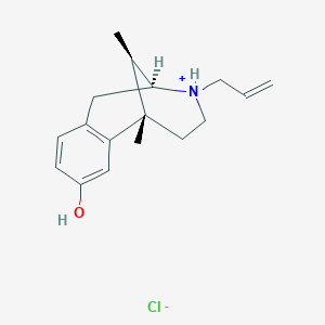 10-allyl-1,13-dimethyl-10-azatricyclo[7.3.1.0~2,7~]trideca-2,4,6-trien-4-ol