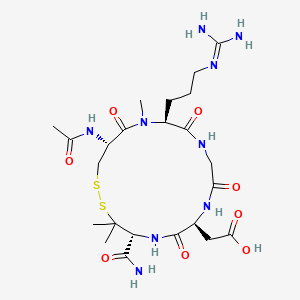 L-Valinamide, N-acetyl-L-cysteinyl-N2-methyl-L-arginylglycyl-L-alpha-aspartyl-3-mercapto-, cyclic (1-->5)-disulfide (9CI)