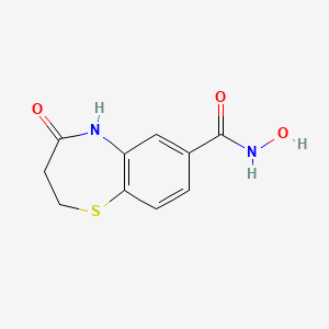 N-hydroxy-4-oxo-3,5-dihydro-2H-1,5-benzothiazepine-7-carboxamide