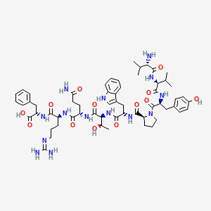 Val-val-tyr-pro-trp-thr-gln-arg-phe