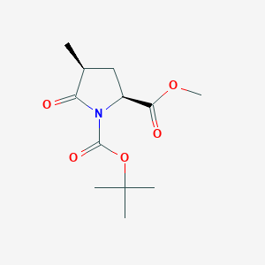 Methyl (2S,4S)-1-(tert-butoxycarbonyl)-4-methylpyroglutamate