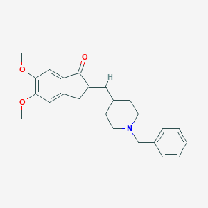 2-((1-Benzylpiperidin-4-yl)methylene)-5,6-dimethoxy-2,3-dihydro-1H-inden-1-one