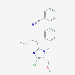 2-[4-[[2-Butyl-4-chloro-5-(hydroxymethyl)imidazol-1-yl]methyl]phenyl]benzonitrile