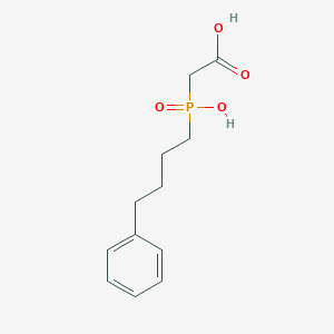 ((4-Phenylbutyl)hydroxyphosphoryl)acetic acid