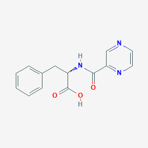 (S)-3-Phenyl-2-(pyrazine-2-carboxamido)propanoic acid