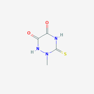 Tetrahydro-2-methyl-3-thioxo-1,2,4-triazine-5,6-dione