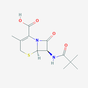 (6R,7R)-7-[(2,2-dimethyl-1-oxopropyl)amino]-3-methyl-8-oxo-5-thia-1-azabicyclo[4.2.0]oct-2-ene-2-carboxylic Acid