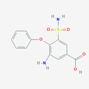 3-Amino-4-phenoxy-5-sulfamoylbenzoic acid