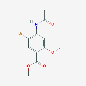 Methyl 4-acetamido-5-bromo-2-methoxybenzoate