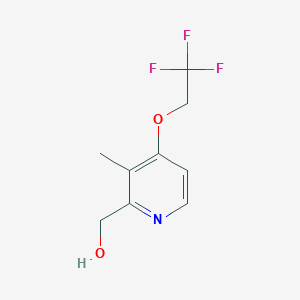 (3-Methyl-4-(2,2,2-trifluoroethoxy)pyridin-2-yl)methanol