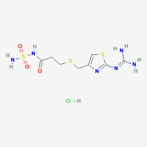 [3-[[[2-(Diaminomethyleneamino)-4-thiazolyl]methyl]thio]propionyl]sulfamide Hydrochloride