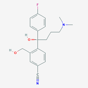 (S)-4-(4-(Dimethylamino)-1-(4-fluorophenyl)-1-hydroxybutyl)-3-(hydroxymethyl)benzonitrile