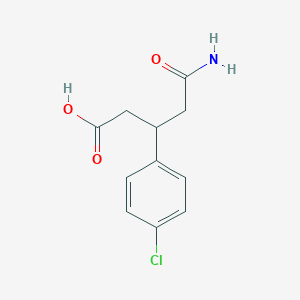 3-(4-Chlorophenyl)glutaramic acid