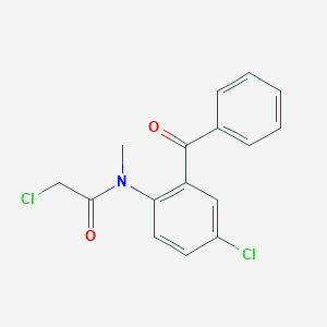 N-(2-Benzoyl-4-chlorophenyl)-2-chloro-N-methylacetamide