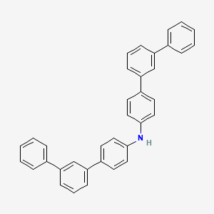 4-(3-phenylphenyl)-N-[4-(3-phenylphenyl)phenyl]aniline