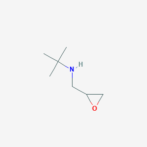 2-methyl-N-(oxiran-2-ylmethyl)propan-2-amine