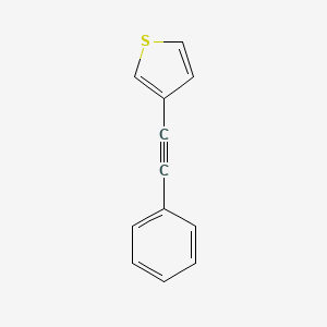 3-(2-Phenylethynyl)thiophene