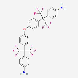 4,4'-{Oxybis[benzene-4,1-diyl(hexafluoropropane-2,2-diyl)]}dianiline