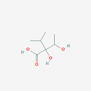 2-Hydroxy-2-(1-hydroxyethyl)-3-methylbutanoic acid