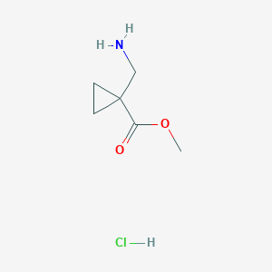 Methyl 1-(aminomethyl)cyclopropanecarboxylate hydrochloride