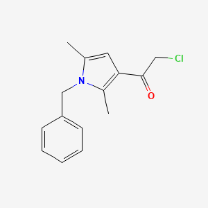 1-(1-Benzyl-2,5-dimethyl-1h-pyrrol-3-yl)-2-chloroethan-1-one