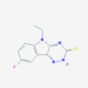 5-Ethyl-8-fluoro-5H-[1,2,4]triazino[5,6-b]indole-3-thiol