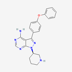 (R)-3-(4-Phenoxyphenyl)-1-(piperidin-3-yl)-1H-pyrazolo[3,4-d]pyrimidin-4-amine