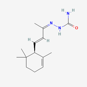 [(Z)-[(E)-4-[(1R)-2,6,6-trimethylcyclohex-2-en-1-yl]but-3-en-2-ylidene]amino]urea