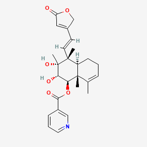 6-O-Nicotinoylbarbatin C