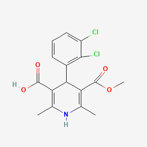 4-(2,3-Dichlorophenyl)-5-(methoxycarbonyl)-2,6-dimethyl-1,4-dihydropyridine-3-carboxylic acid