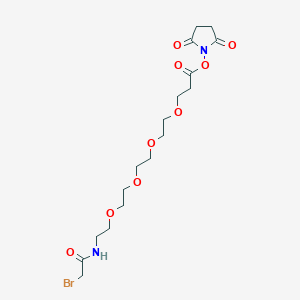 Bromoacetamido-PEG4-NHS ester