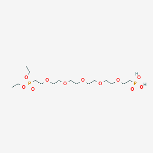 Diethoxy-phosphorylethyl-PEG5-ethylphosphonic acid