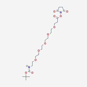 t-Boc-N-amido-PEG5-NHS ester