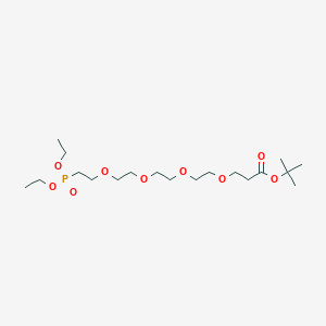 t-butyoxycarboxy-PEG4-phosphonic acid ethyl ester