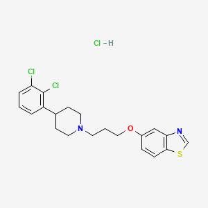 5-[3-[4-(2,3-dichlorophenyl)piperidin-1-yl]propoxy]-1,3-benzothiazole;hydrochloride