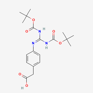 4-[(Boc)2-guanidino]phenylacetic acid