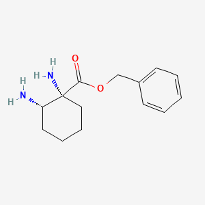 benzyl (1R,2S)-1,2-diaminocyclohexane-1-carboxylate