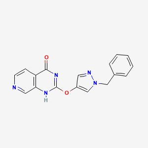 2-(1-benzylpyrazol-4-yl)oxy-1H-pyrido[3,4-d]pyrimidin-4-one