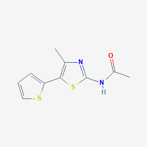 N-[4-methyl-5-(2-thienyl)-1,3-thiazol-2-yl]acetamide