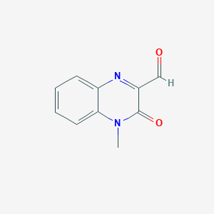 4-Methyl-3-oxo-3,4-dihydro-quinoxaline-2-carbaldehyde