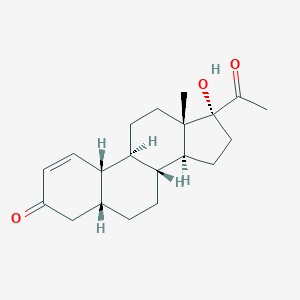 19-Nor-5beta-pregn-1-ene-3,20-dione, 17-hydroxy-