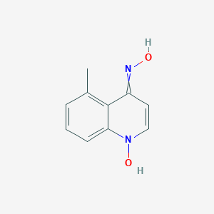 N-(1-hydroxy-5-methylquinolin-4-ylidene)hydroxylamine