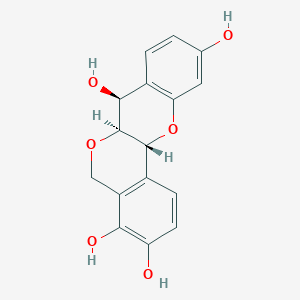 (6aS,7S,12aR)-5,6a,7,12a-tetrahydroisochromeno[4,3-b]chromene-3,4,7,10-tetrol